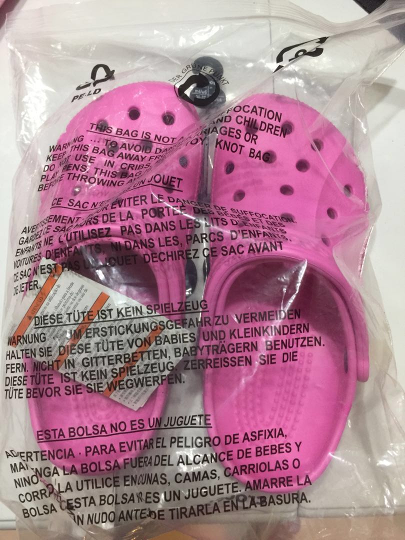 Party pink store crocs