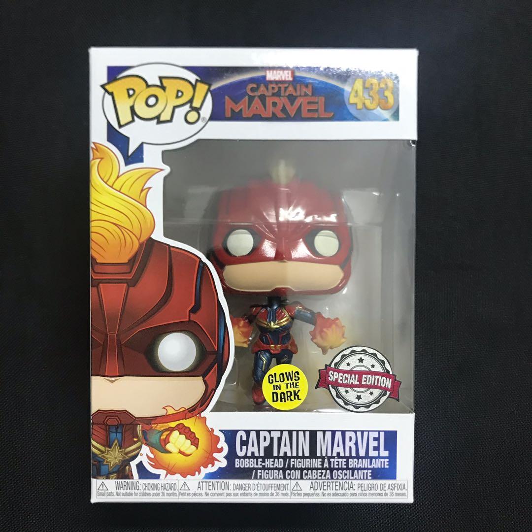 Flying captain marvel funko pop store