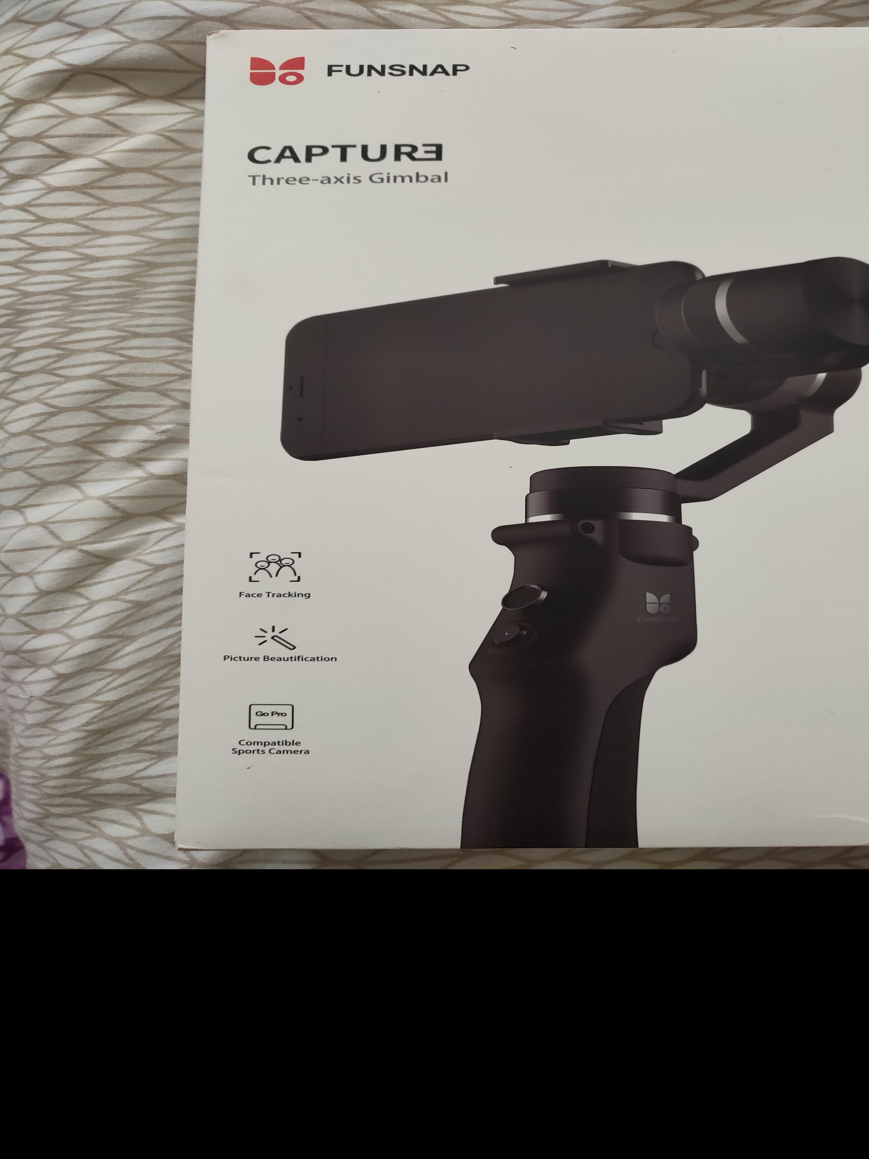 Funsnap Capture 3-axis Gimbal, Photography, Video Cameras on Carousell