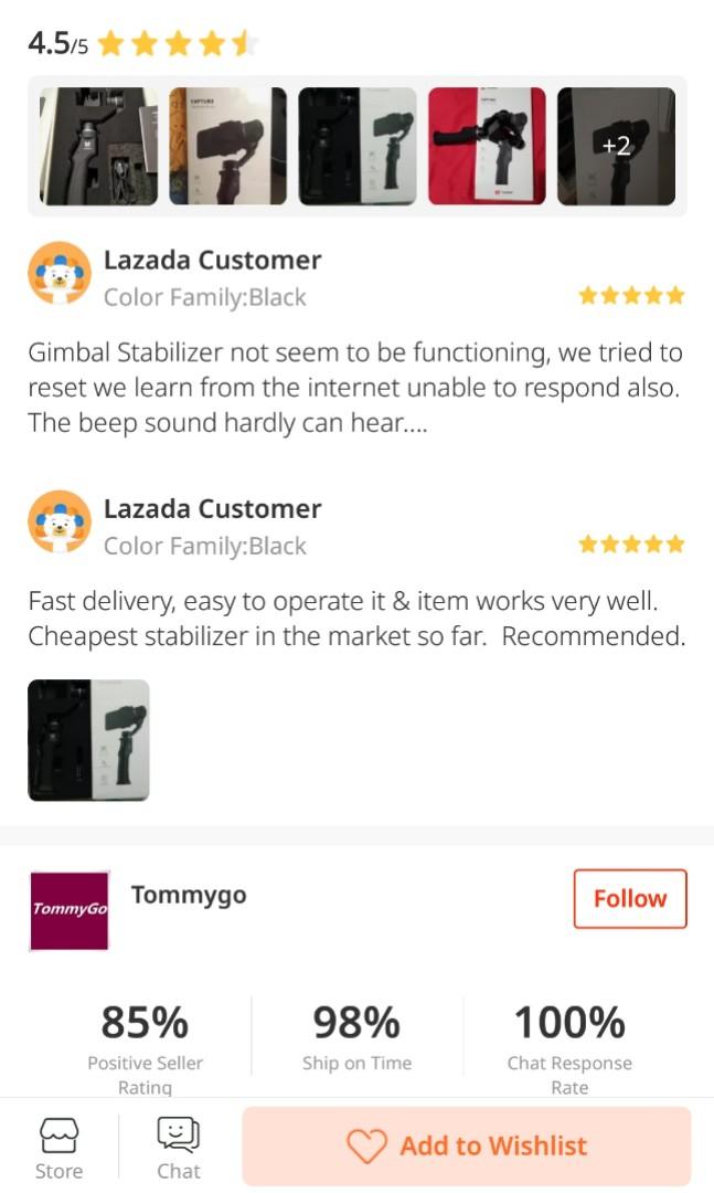 Funsnap Capture 3-axis Gimbal, Photography, Video Cameras on Carousell