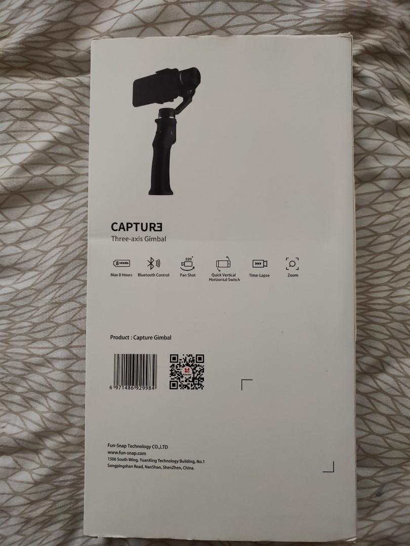 Funsnap Capture 3-axis Gimbal, Photography, Video Cameras on Carousell