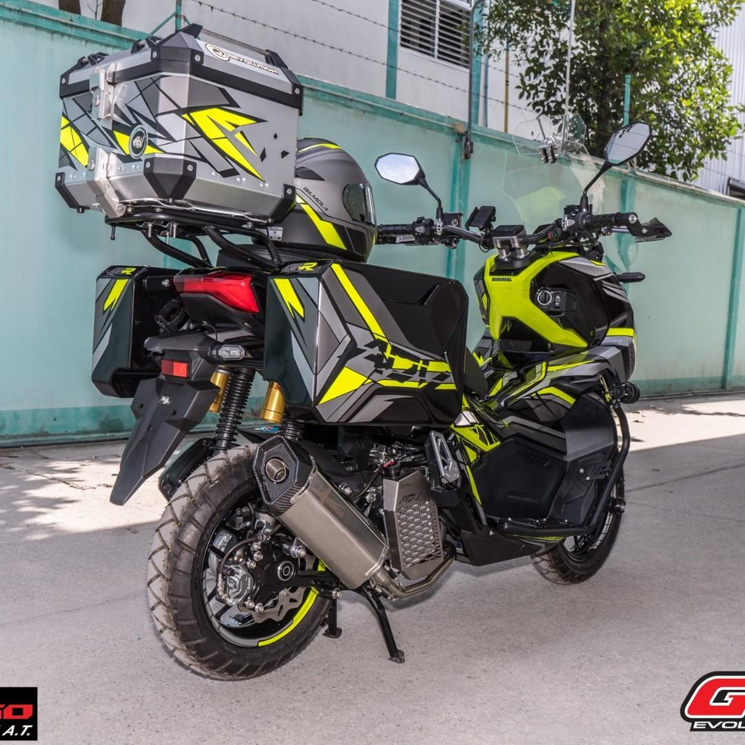 Gtr Evolution Singapore Honda Adv 150 Version 1 Custom Crash Bar Top Rack Side Rack Ready Stock Promo Do Not Pm Kindly Call Us Kindly Follow Us Motorcycles Motorcycle Accessories On Carousell