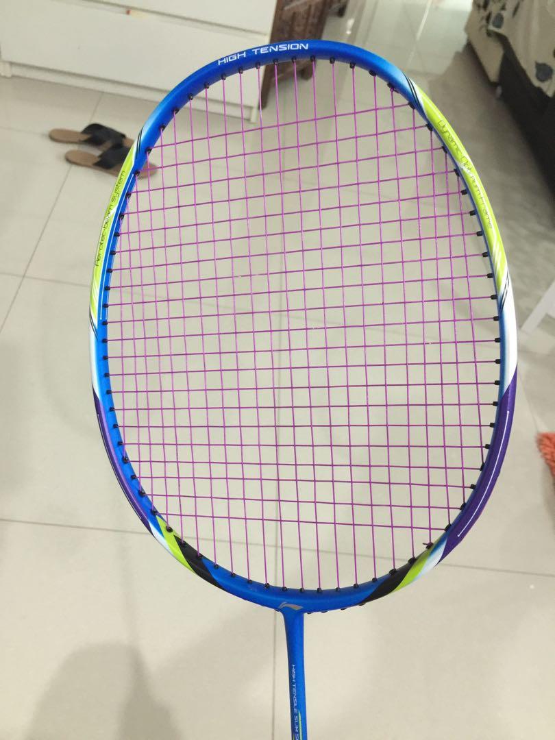 Lining racket. (Category: Racket & Ball Sports) located in Singapore. Submitted by ericgohhhh (Listing ID 264505213, Image 3). Description: Selling three different racket. Lining UC LITE 8500 $60 (used) SOLD Yonex Nanoray 750 $80 (New) SOLD Mb turbocharging M7ii $60 (new) Lining Ultra strong 988 LITE $60 (used) Let me know if interested. I can take more picture .