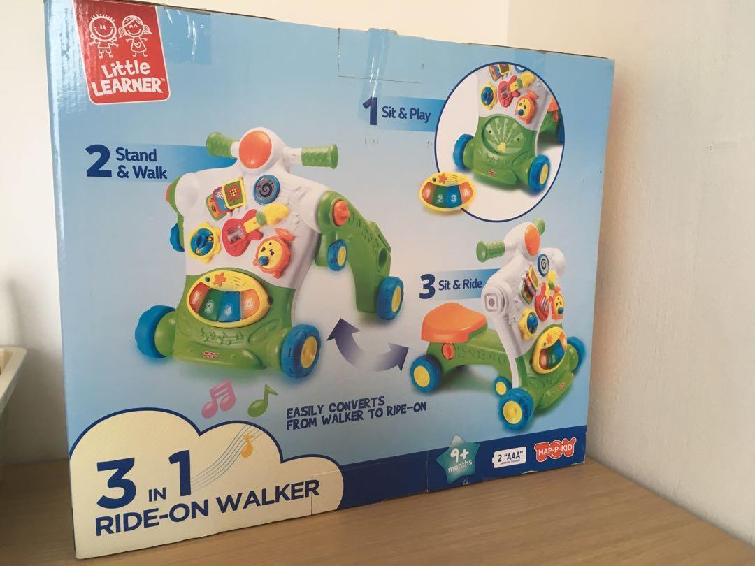 Little Learner 3 in 1 ride on walker Babies Kids Infant Playtime on Carousell