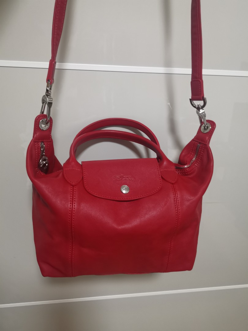 longchamp leather sling bag