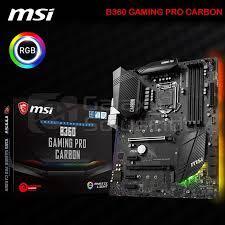 Motherboard MSI B360 GAMING PRO CARBON Computers Tech Parts Accessories Computer Parts on Carousell