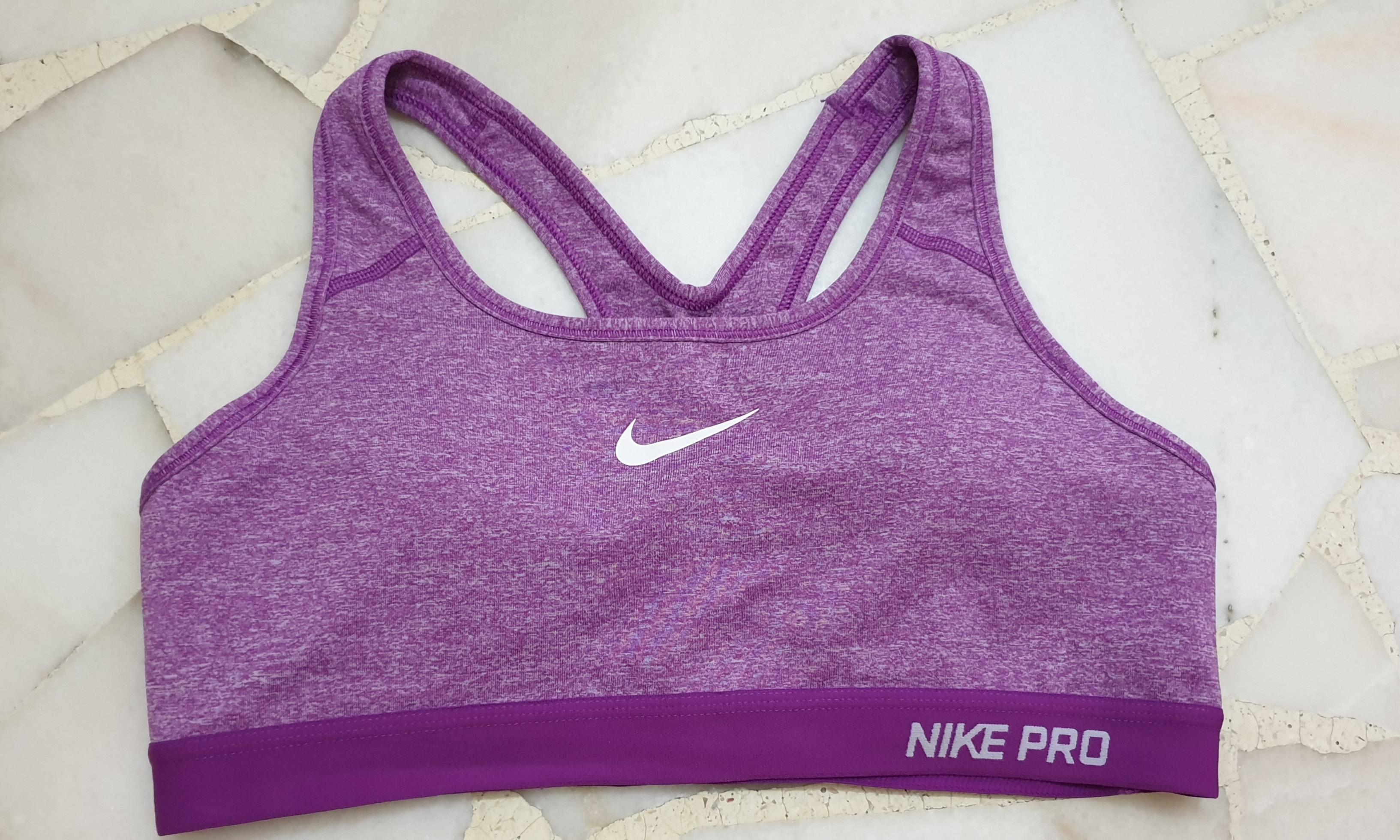 Purple nike sports best sale bra