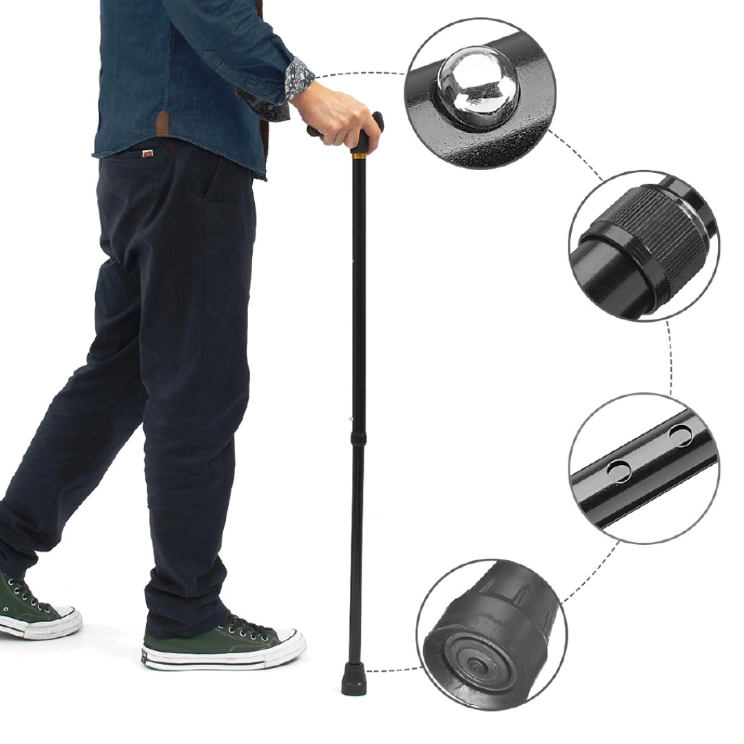 Palm Grip Orthopedic Walking Cane Ergonomic Handle Left Hand Walking Cane For Elderly Seniors