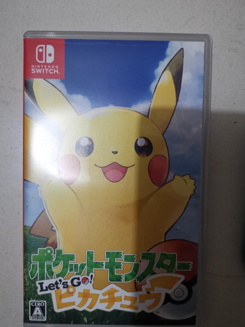 Pokemon Lets Go Pikachu Japanese Version Video Gaming Video Games Nintendo On Carousell