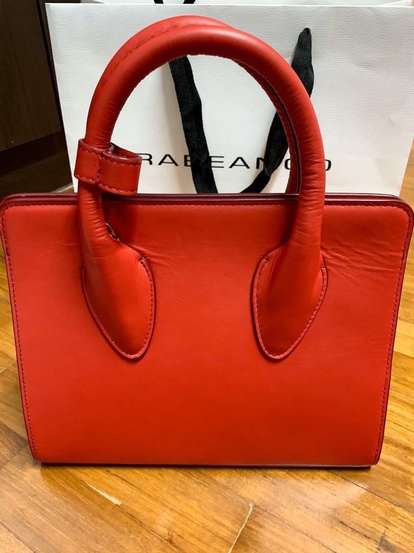 Rabeanco red sling bag, Women's Fashion, Bags & Wallets, Crossbody Bags on Carousell