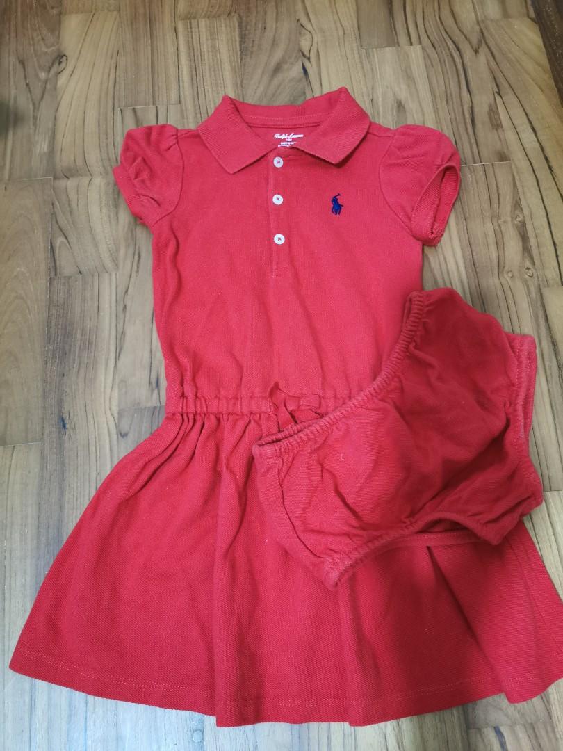 red polo dress girl
