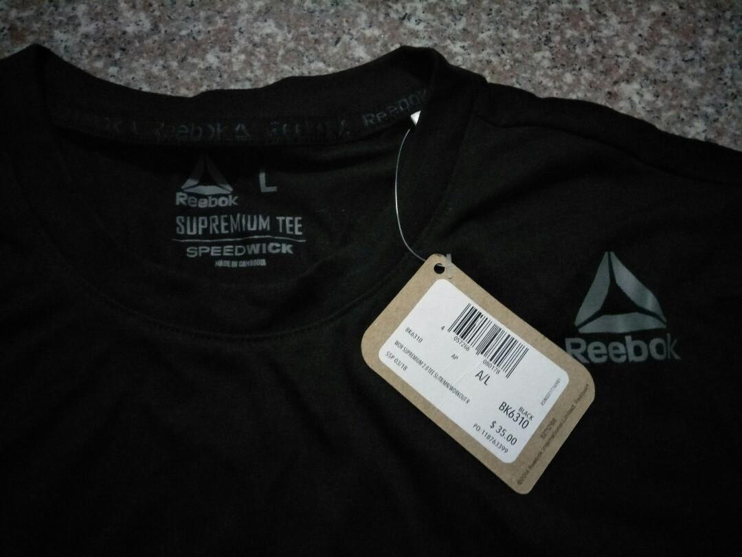 Reebok supremium discount tee speedwick