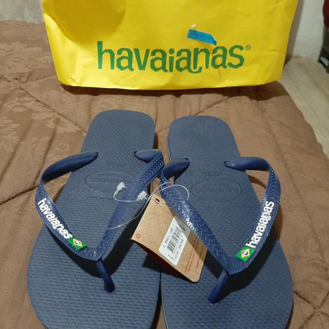 Sendal jepit havaianas brazil logo original ukura 42 43 bkn