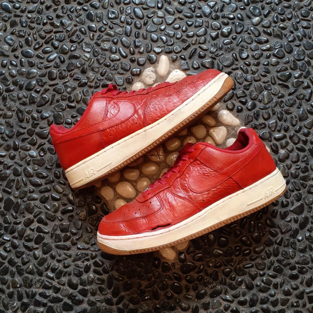 Nike air force 1 low lv8 red python new arrivals
