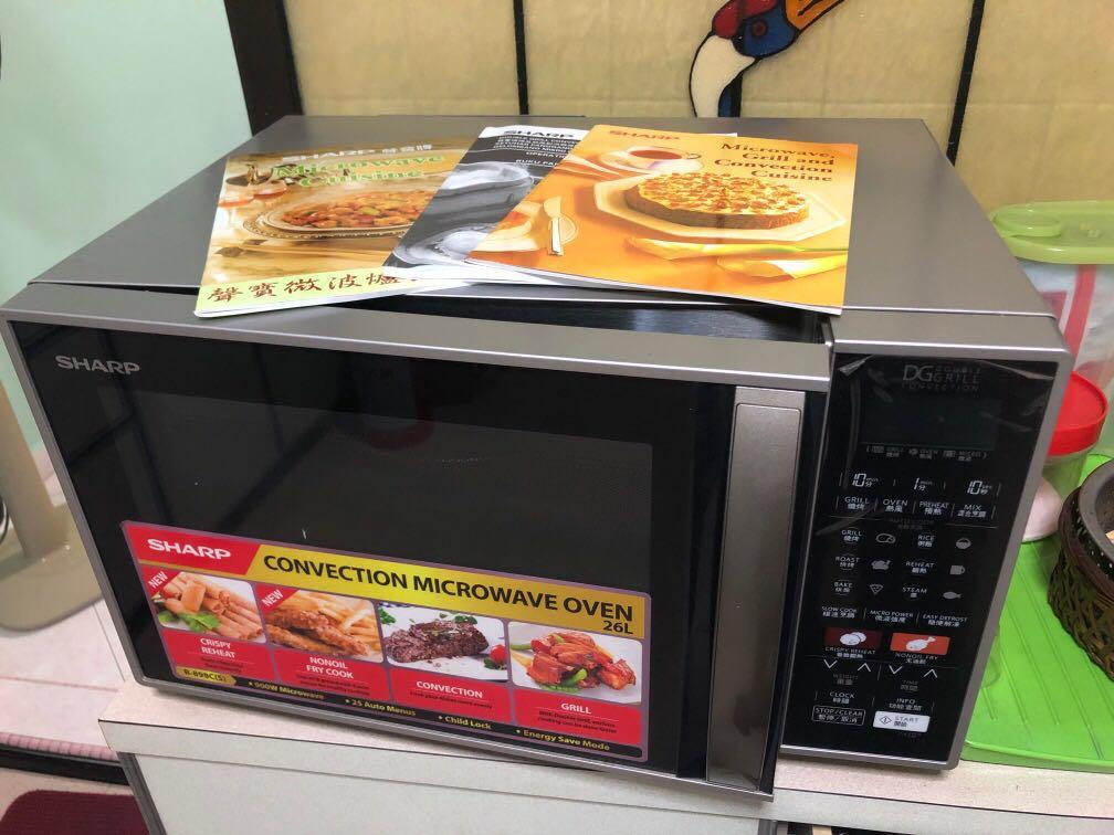 Sharp double grill convection microwave oven R898C(S), TV & Home