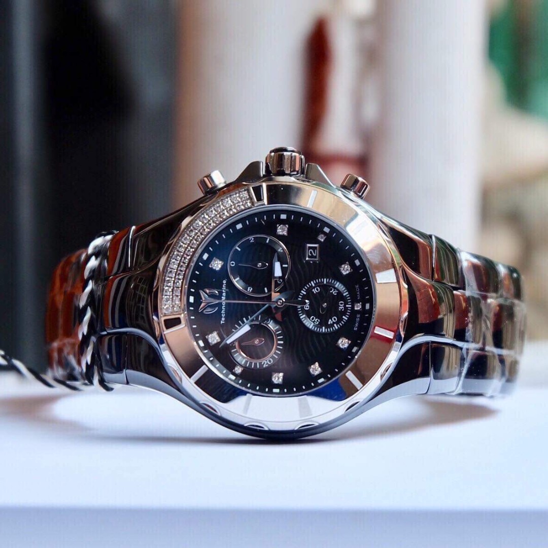 Technomarine ceramic watch shop with diamonds