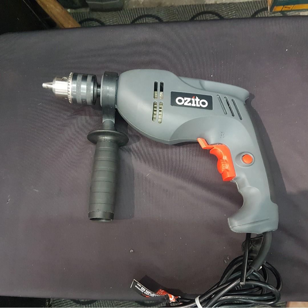 Ozito Hammer Drill 710w Furniture Home Living Cleaning Homecare Supplies Cleaning Tools Supplies on Carousell