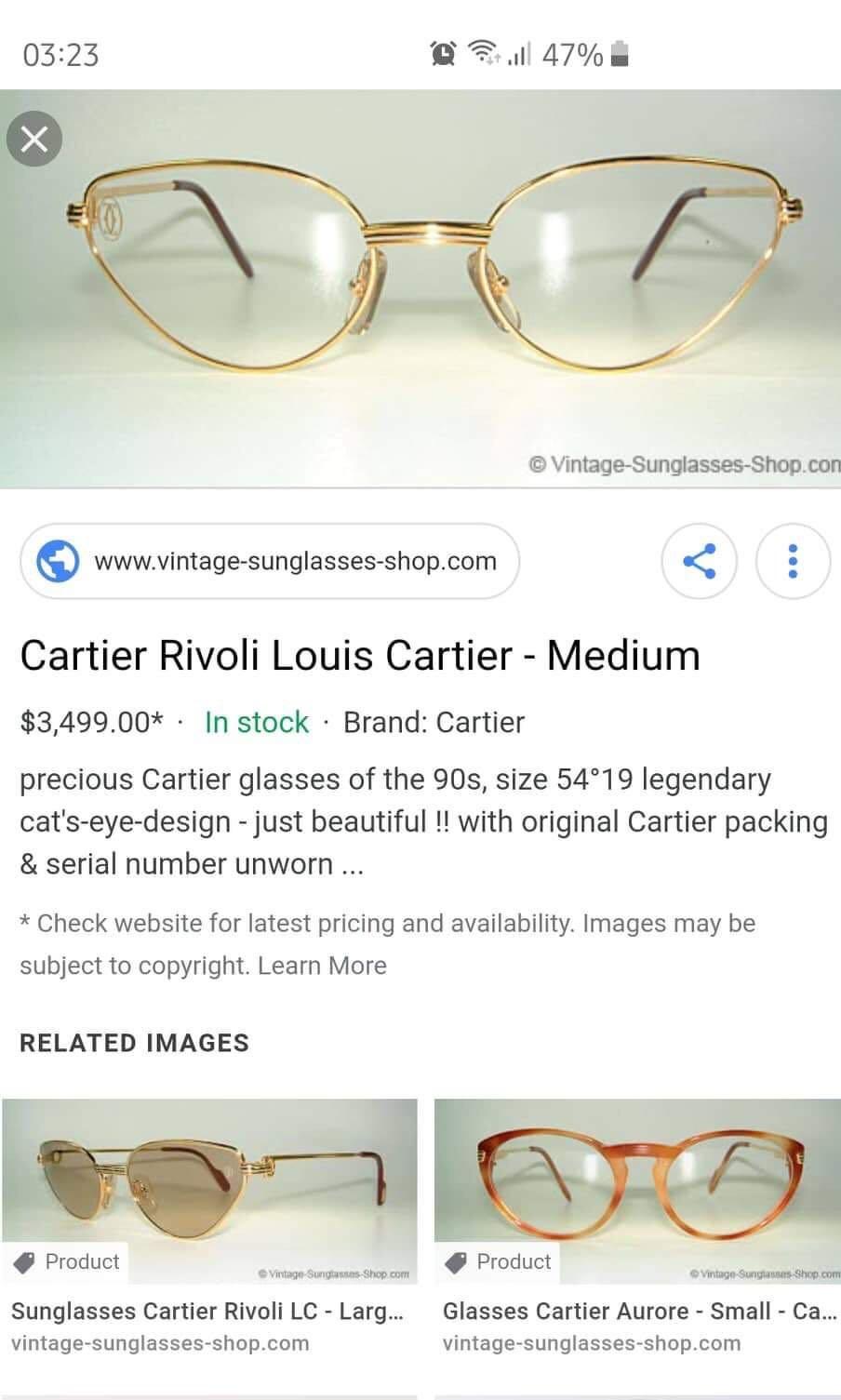 Cartier rivoli on sale