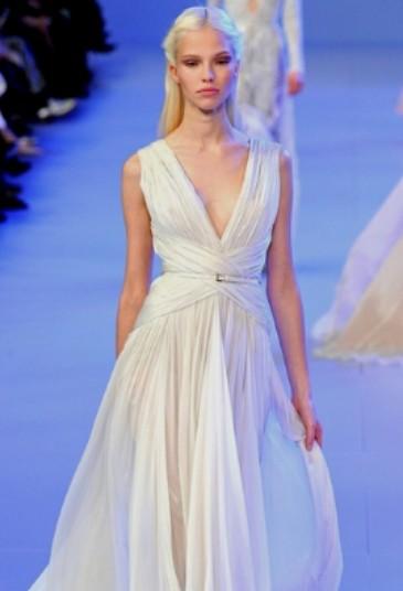 Elie saab sales chiffon dress