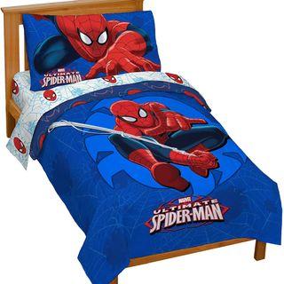 Spider-Man 4-piece bed set (toddler)