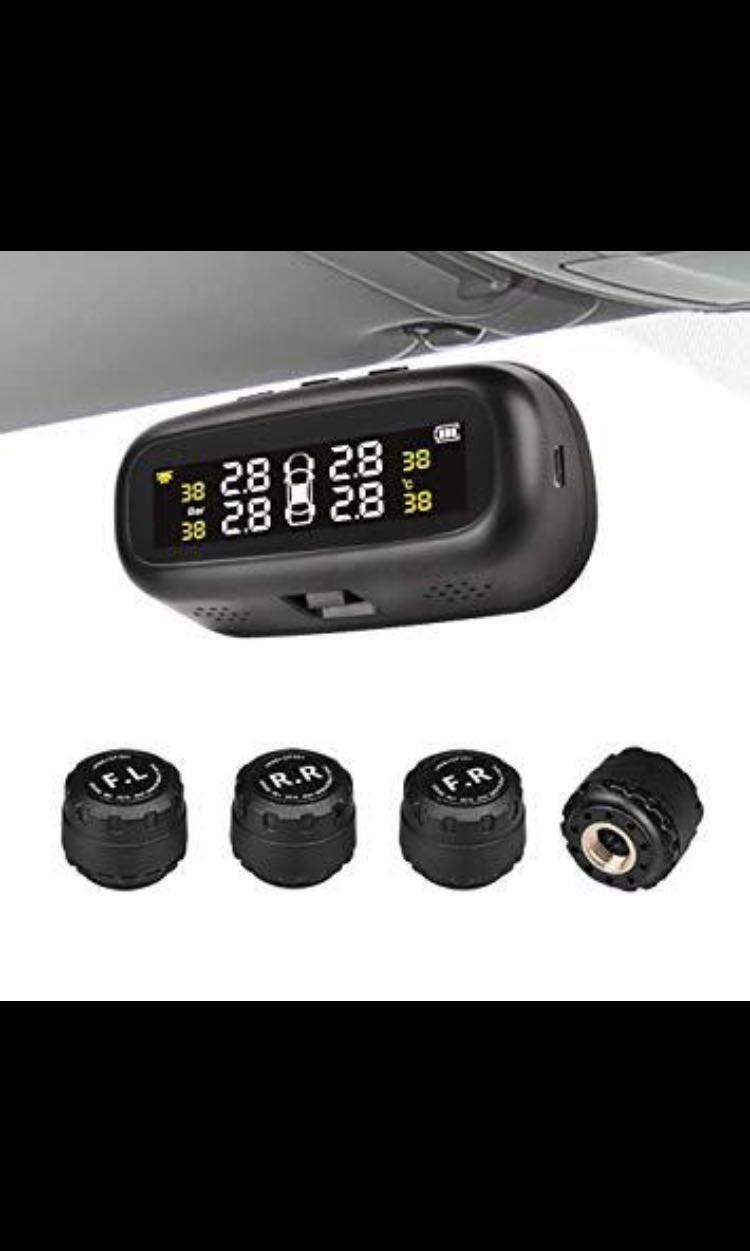 ✅1500+Reviews✅Wheel/Tyre Pressure Monitoring System//TPMS Paste On Windscreen
