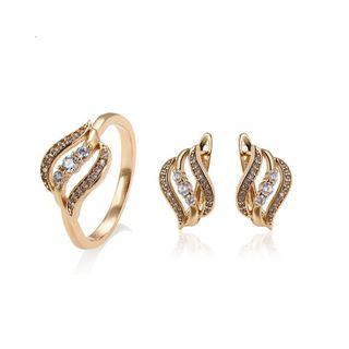 18K GOLD PLATED HIGH QUALITY JEWELRY SET