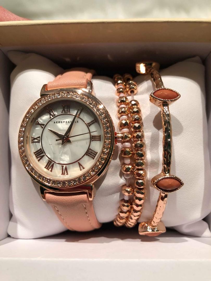 Aeropostale watch and bracelet set store