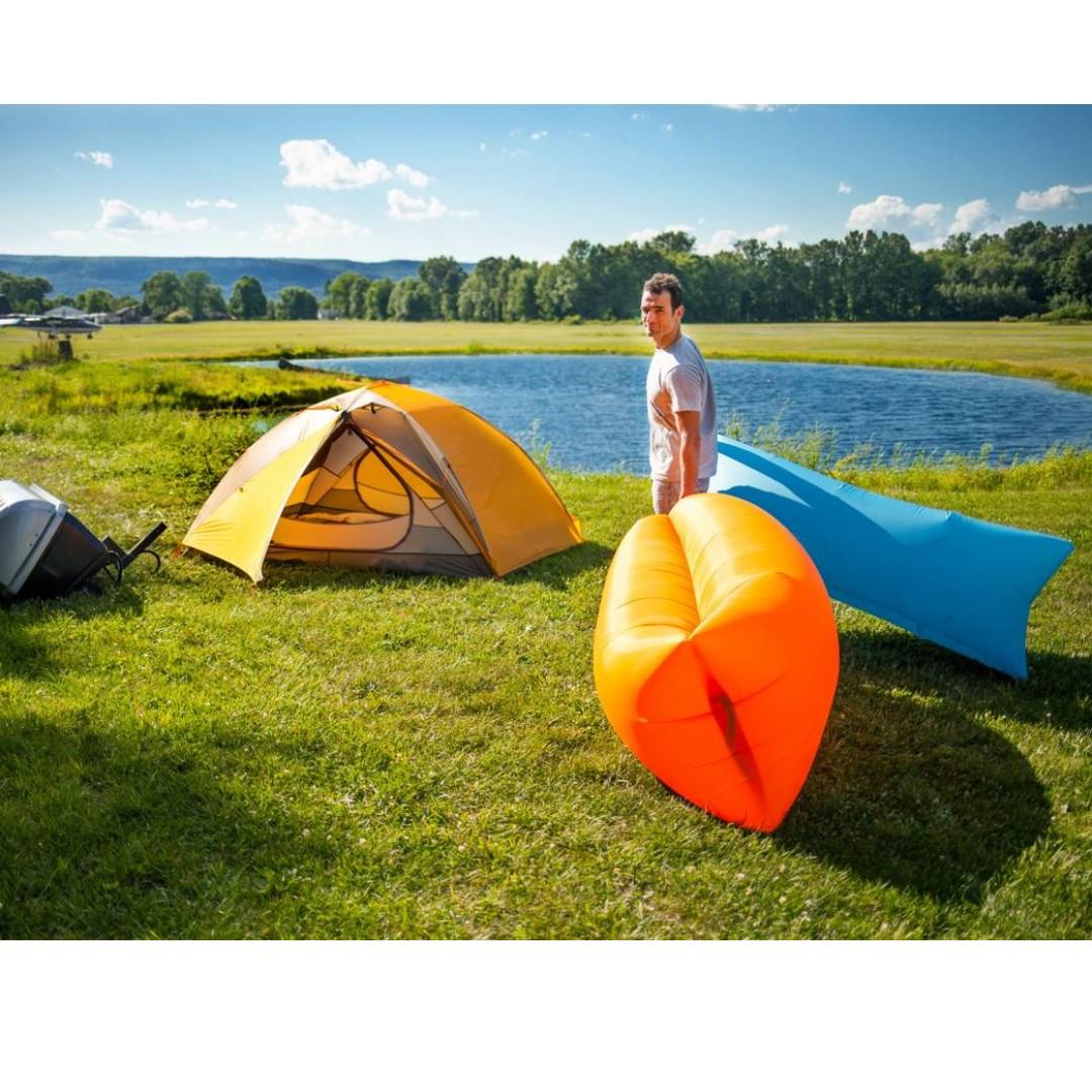 Blow up beach bed discount
