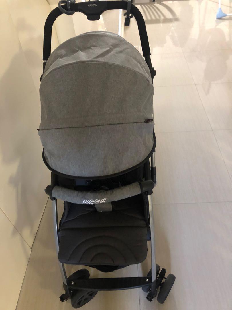 Akeeva luxury aluminum stroller review sale