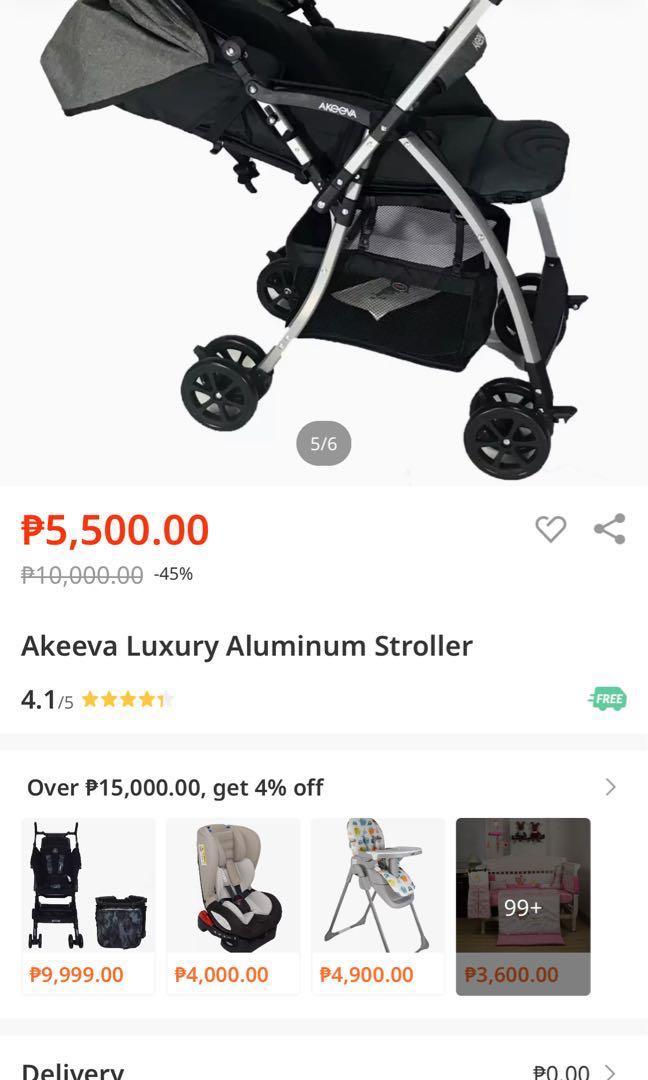akeeva luxury aluminum stroller review