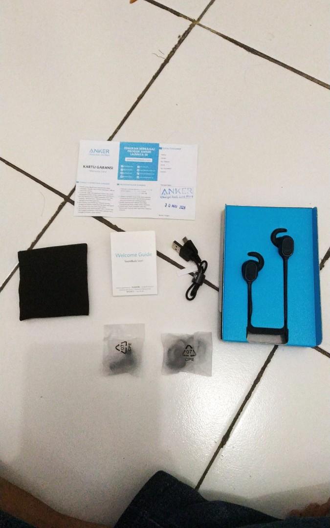 Anker Soundbuds Sport A3233 Wireless Bluetooth Headset Elektronik Audio di Carousell
