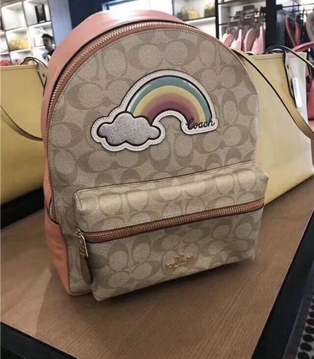 Medium charlie backpack with rainbow horse and best sale carriage
