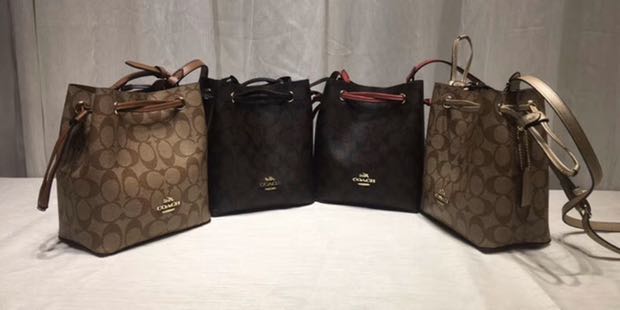 Coach bucket sling bag sale