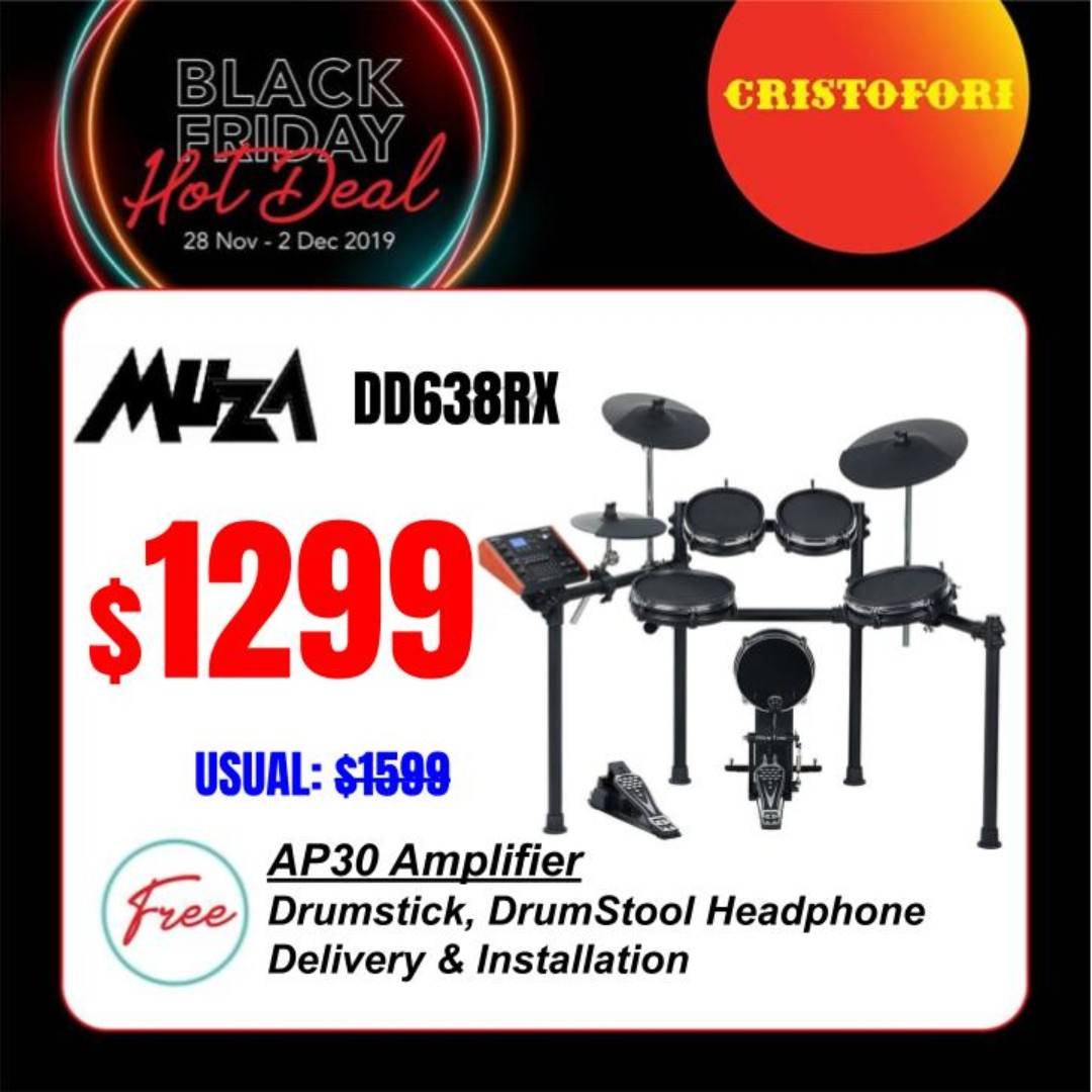 Electric drum outlet set black friday