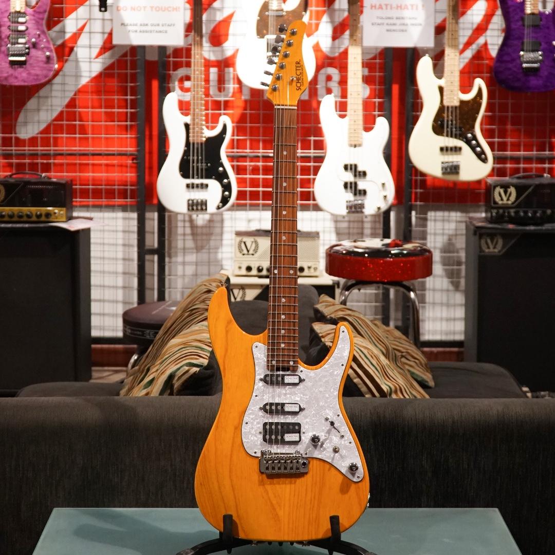Brand New Schecter Japan Bh1 Std 24 Amber Music Media Music Instruments On Carousell
