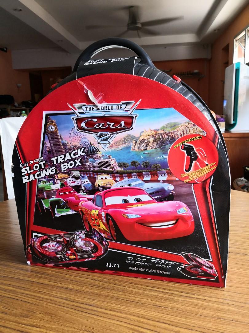slot track racing box