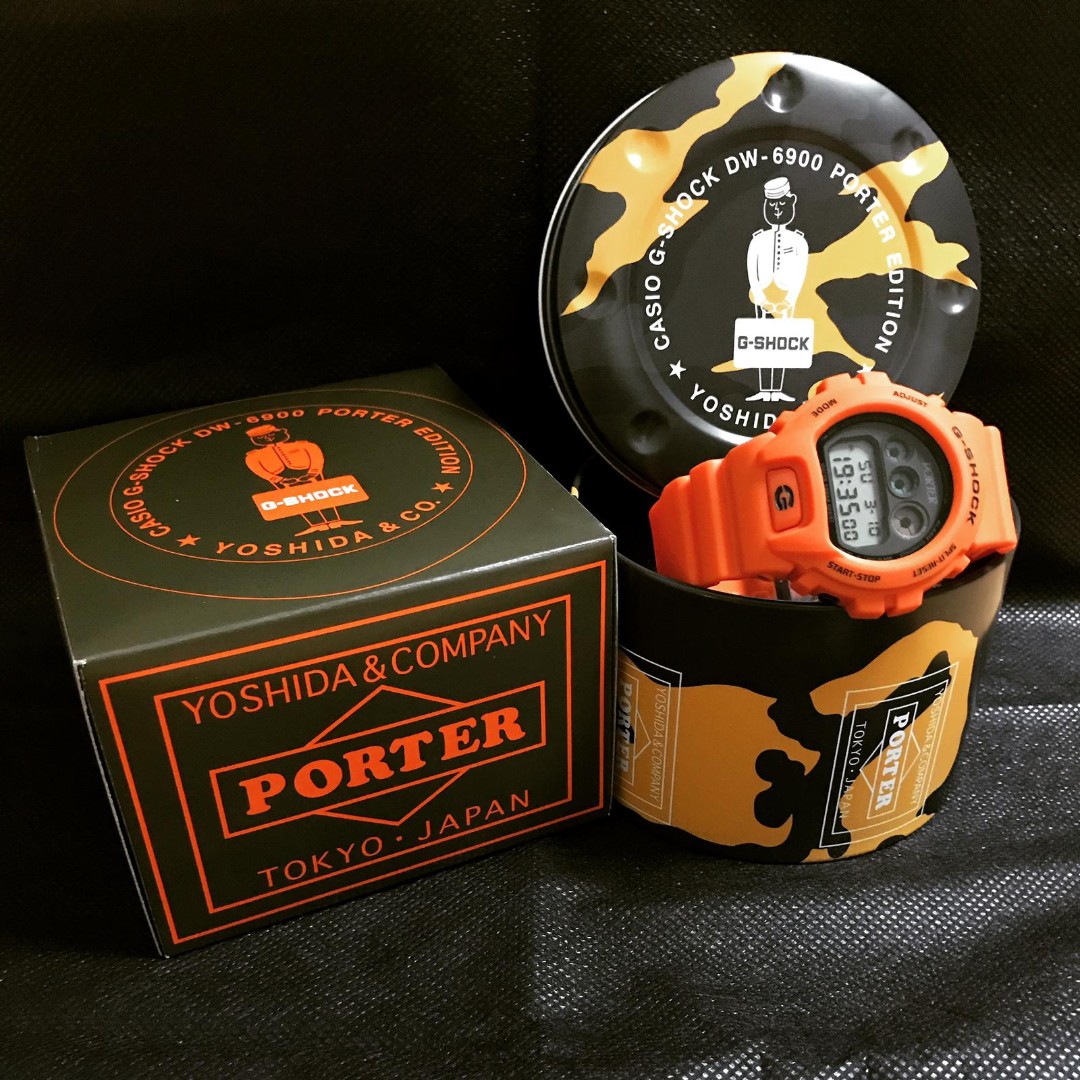 PORTER × G-SHOCK DW-6900 ORANGE ver. - 腕時計(デジタル)