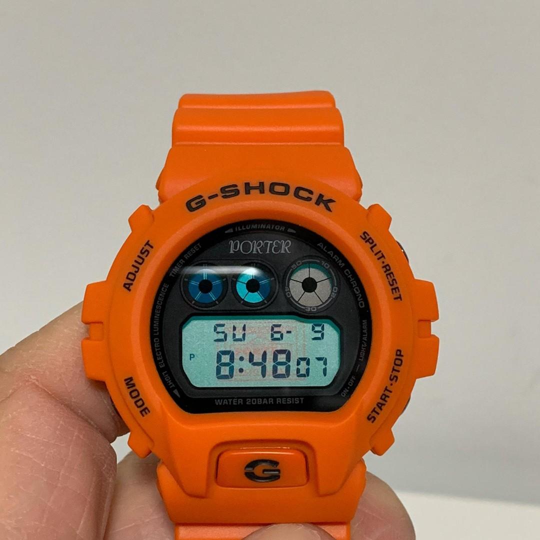 Casio DW-6900 limited editon Orange 80th Anniversary Porter x G