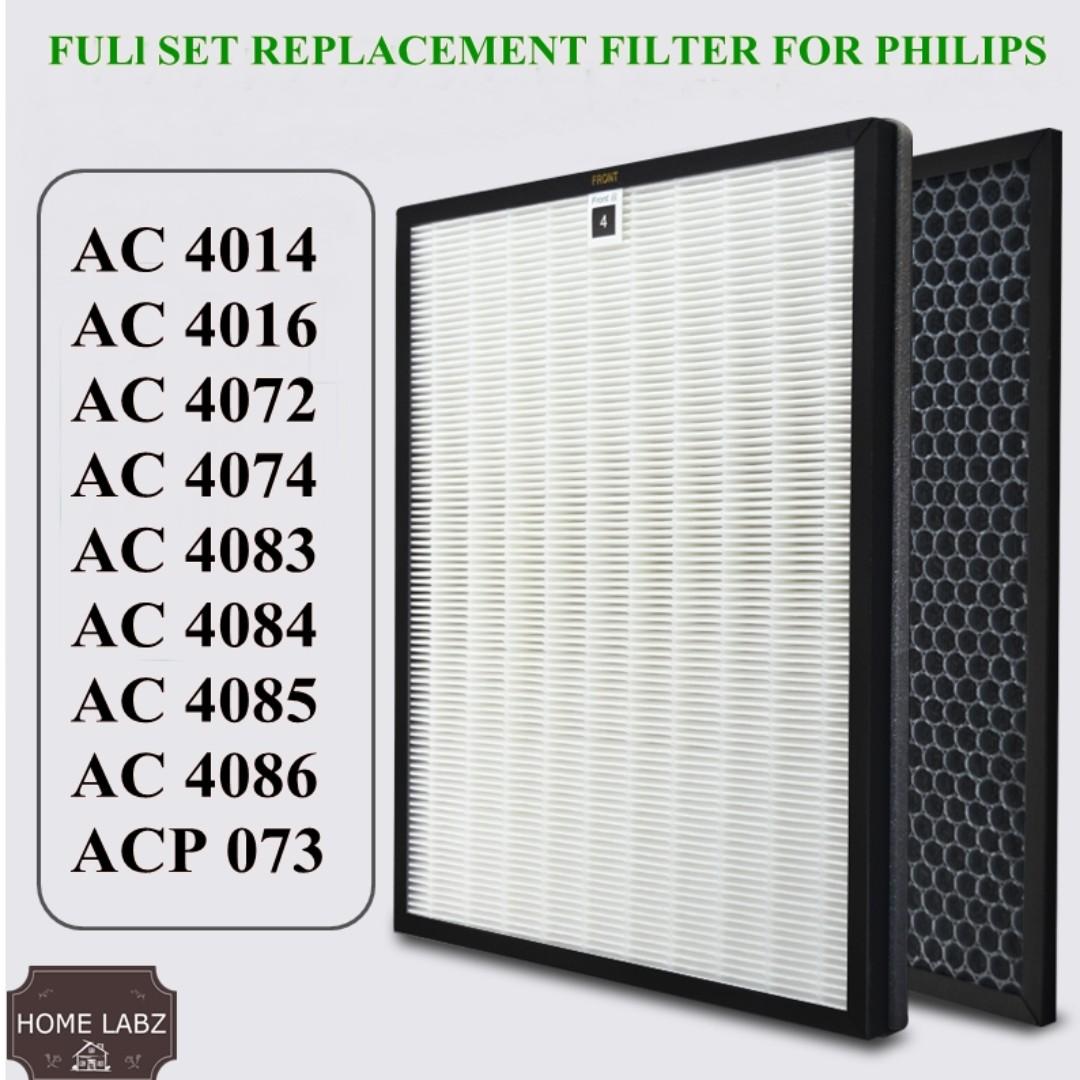 Filtro HEPA AC4144 para purificador de aire, piezas para AC4014, AC4072
