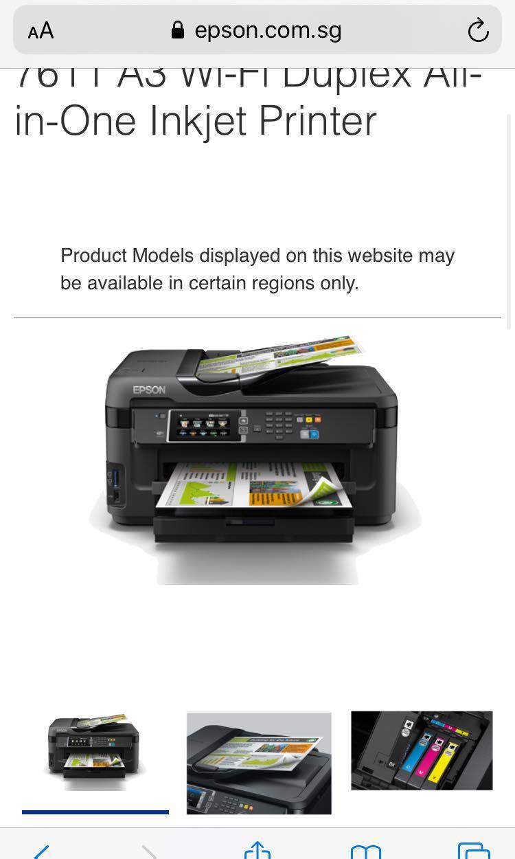 printer epson wf 7611