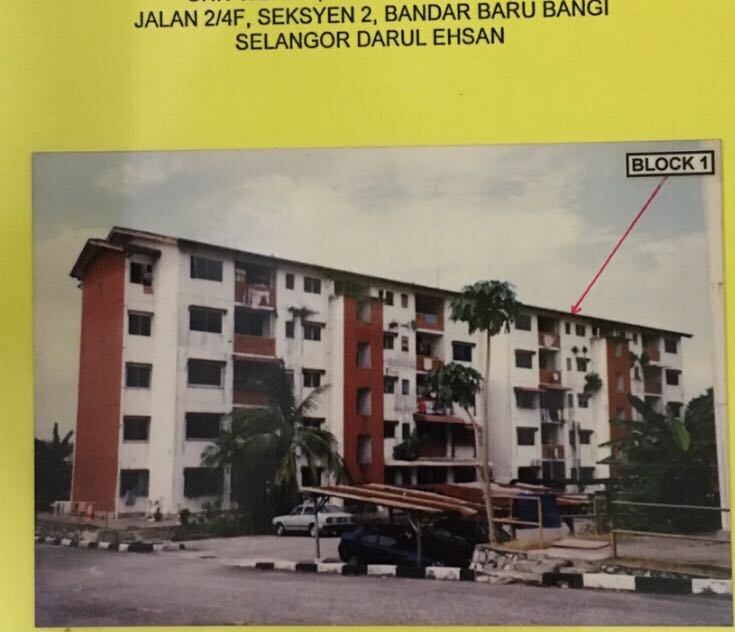 FLAT PKNS BANDAR BARU BANGI SEKSYEN 2, Property, For Sale on Carousell