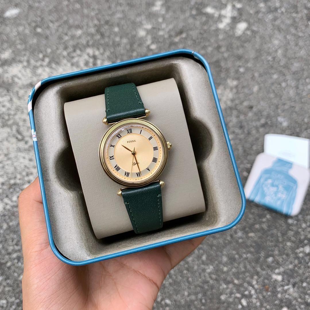 Fossil Lyric Emerald Gold Original Women S Fashion Watches On