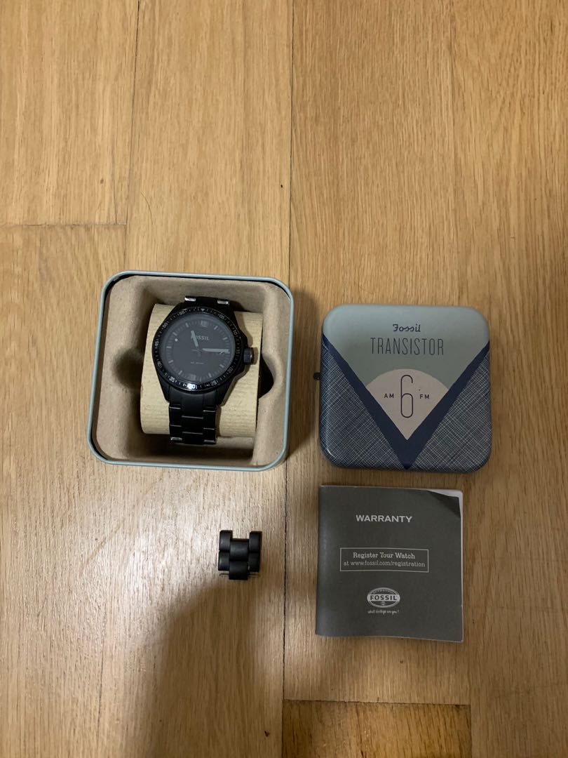 Fossil transistor black Mobile Phones Gadgets Wearables