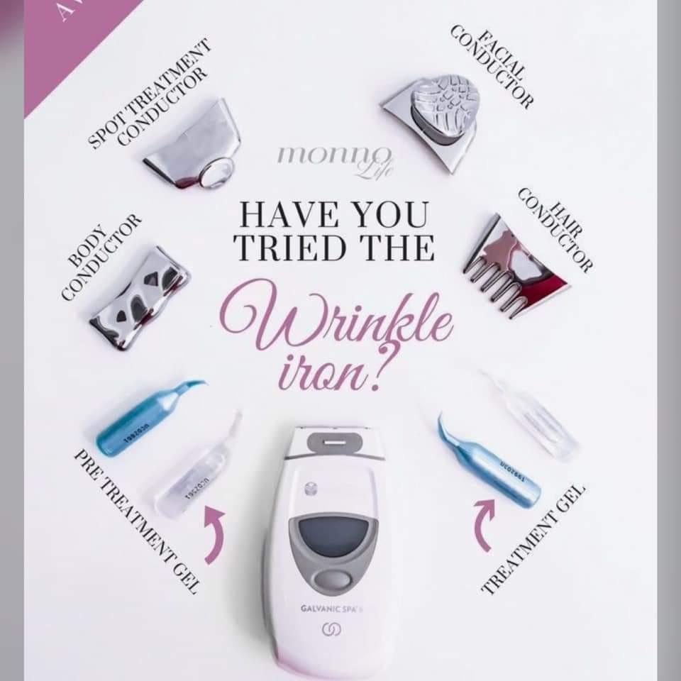 Galvanic Facial Spa (Category: Face Care) located in Taguig. Submitted by lynn0620 (Listing ID 264597268, Image 2). Description: 4 uses: - Face Lift - Hair Rejuvenation - Body Contouring - Eye Bag Comes w/ 4 detachable heads. Chat for inquiries!.