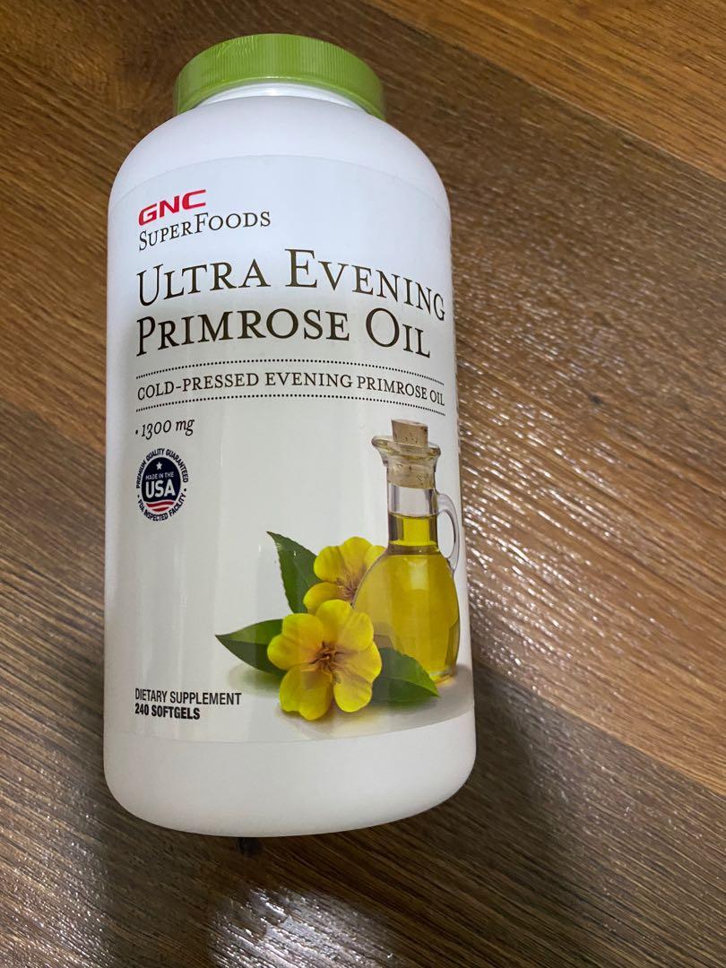 GNC Ultra Evening Primrose Oil, Health & Nutrition, Health Supplements
