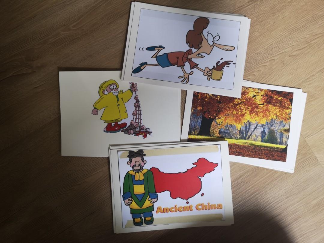 homemade-flash-cards-4-sets-hobbies-toys-books-magazines