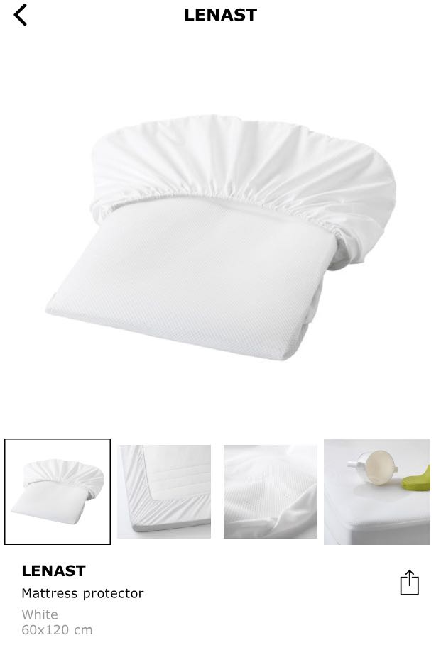 ikea lenast mattress protector