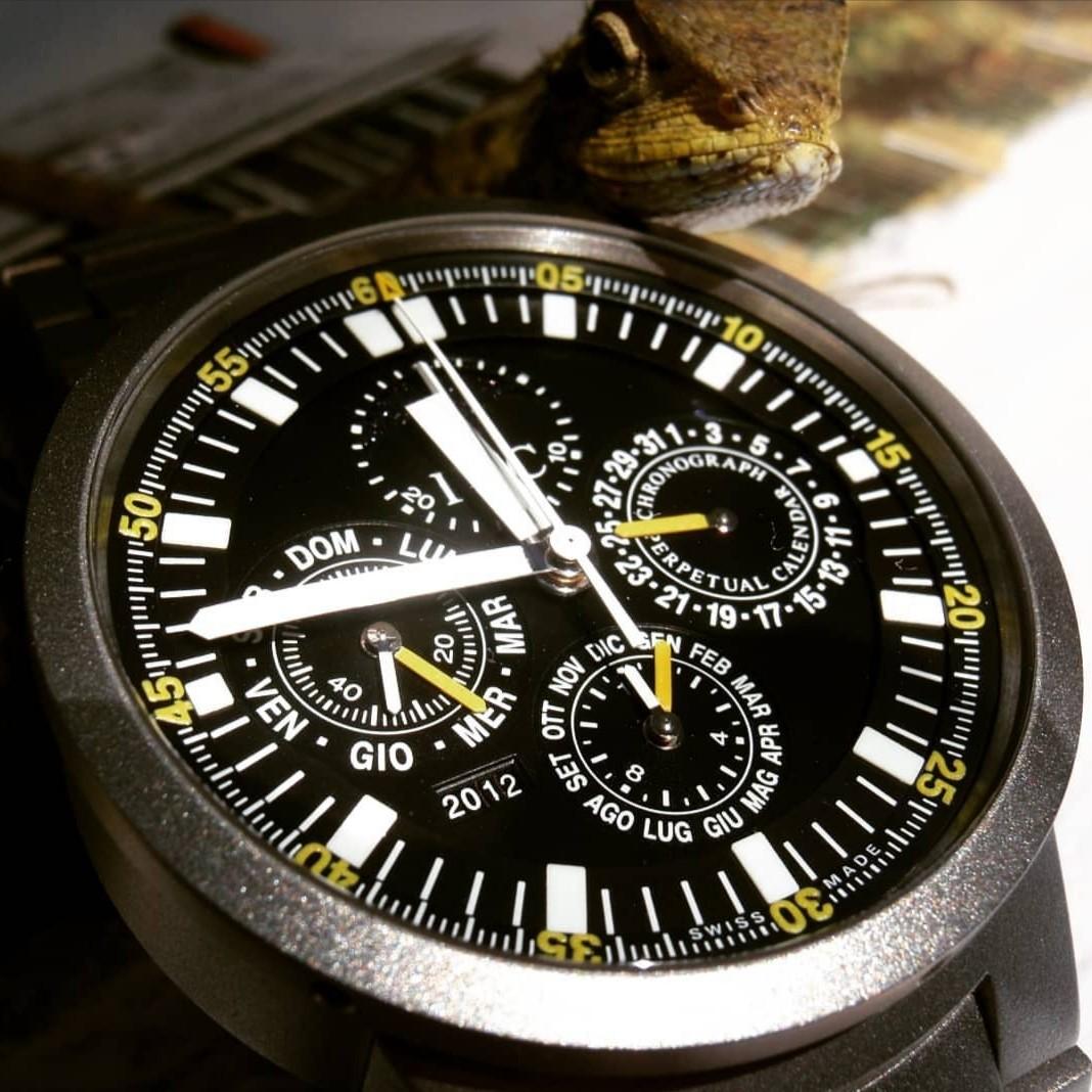 IWC GST Perpetual Calendar Chronograph Titanium, Luxury, Watches on