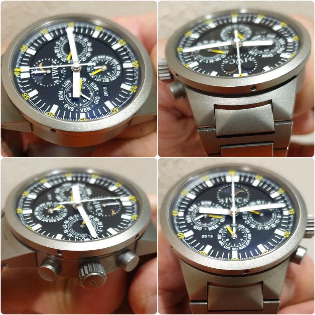 IWC GST Perpetual Calendar Chronograph Titanium, Luxury, Watches on