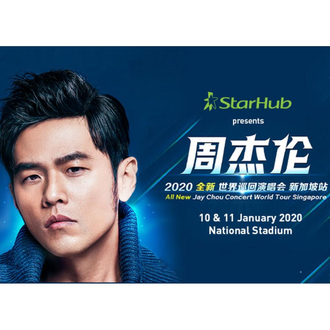 Jay Chou World Tour CAT 1 Tickets, Tickets & Vouchers, Event Tickets on